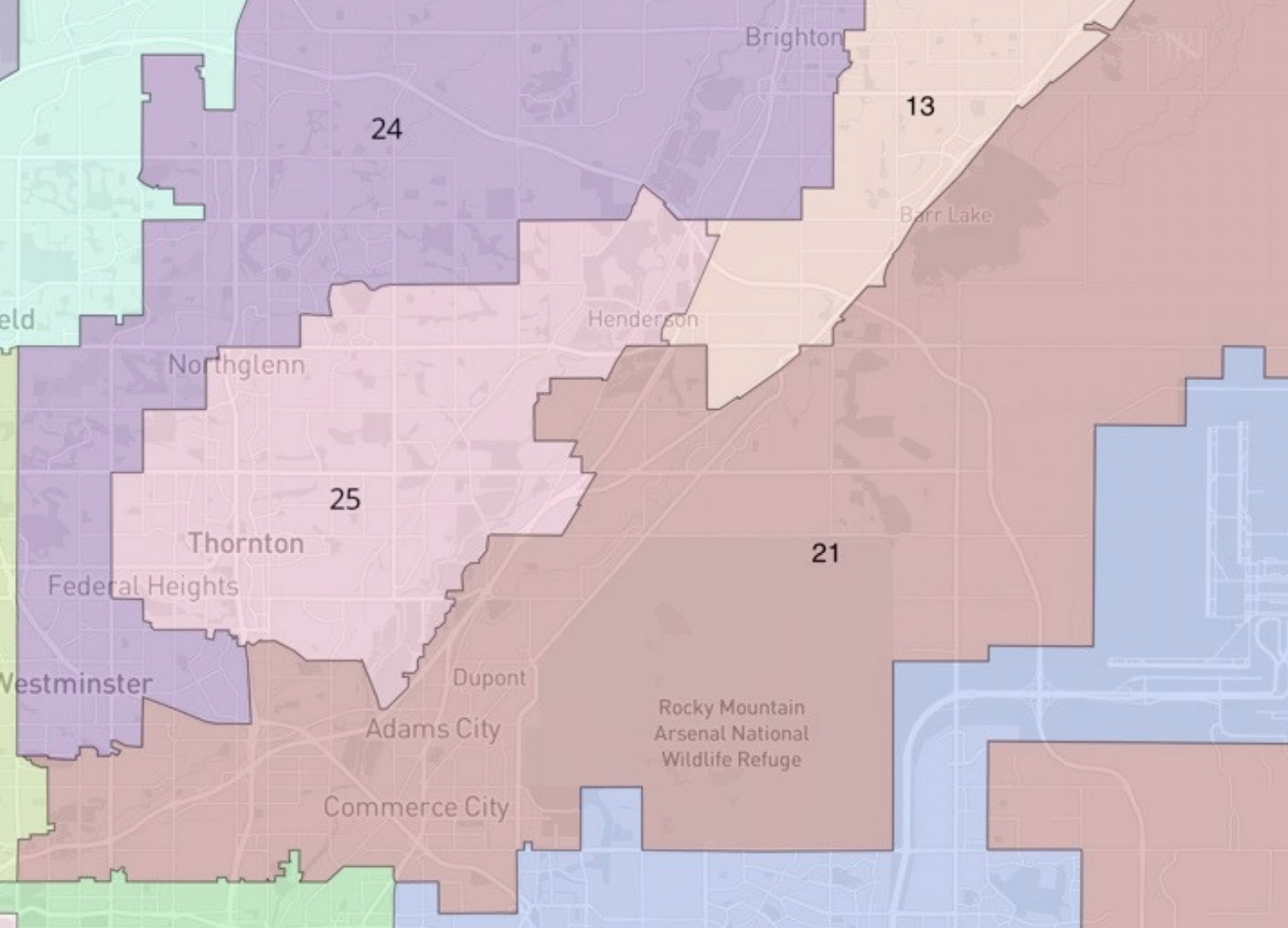 CLLARO northwest Denver-area Senate district proposal